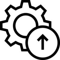 uitrusting instelling symbool icoon vector afbeelding. illustratie van de industrieel wiel mechine mechanisme ontwerp beeld