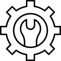 uitrusting instelling symbool icoon vector afbeelding. illustratie van de industrieel wiel mechine mechanisme ontwerp beeld