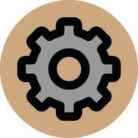 uitrusting instelling symbool icoon vector afbeelding. illustratie van de industrieel wiel mechine mechanisme ontwerp beeld