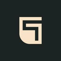 minimalistische brief g logo vector