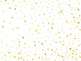 licht gouden schitteren rechthoeken confetti achtergrond. pastel vakantie textuur. vector