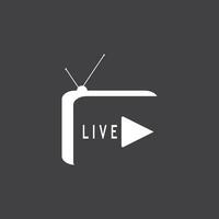 leven TV streaming logo vector sjabloon illustratie