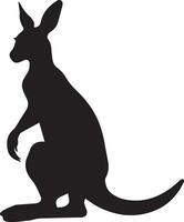 kangoeroe dier vector silhouet illustratie 10