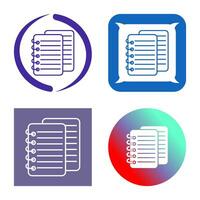 notities vector pictogram