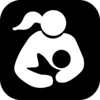 borstvoeding borstvoeding geeft vector pictogrammen
