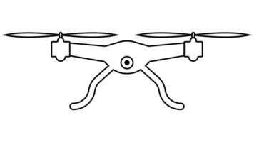 dar vliegend Copter camera, gecontroleerd quadcopter voor verkenning van bovenstaand vector