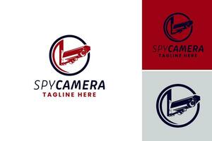 spion camera logo is een ontwerp Bedrijfsmiddel dat vertegenwoordigt een logo voor een toezicht of veiligheid bedrijf met een focus Aan verborgen camera's. het is geschikt voor ondernemingen in de techniek, veiligheid vector