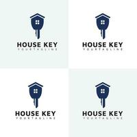 echt landgoed logo ontwerp. gebouw logo ontwerp. huis logo ontwerp. huis logo ontwerp vector
