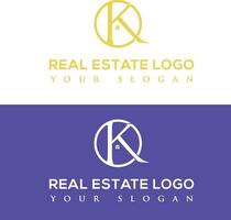 echt landgoed logo ontwerp. gebouw logo ontwerp. huis logo ontwerp. huis logo ontwerp vector