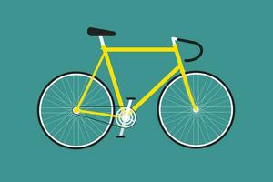 fiets vlak ontwerp. vector illustratie