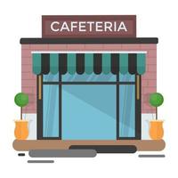 stedelijke caféconcepten vector