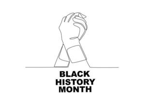 twee handen biedt ondersteuning voor zwart mensen vector