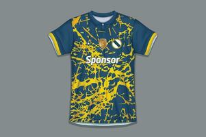 voetbal Jersey ontwerp voor sublimatie, sport t overhemd ontwerp vector