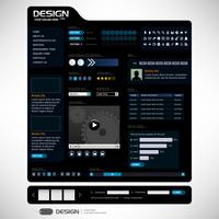 Web ontwerp element sjabloon. vector