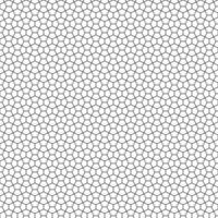 abstract meetkundig in elkaar grijpende vormen zwart lijn traliewerk naadloos achtergrond patroon vector