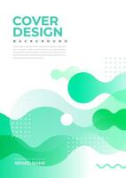 brochure en boek Hoes ontwerp sjabloon met abstract achtergrond vector