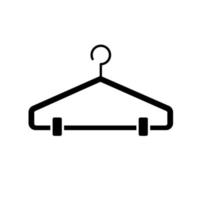 hanger zwarte glyph-pictogram vector