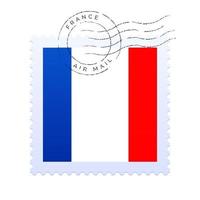 frankrijk postzegel vector
