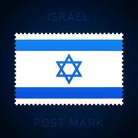 israël postzegel vector