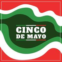 vector vlak ontwerp Mexico cinco de mayo concept sjabloon achtergrond