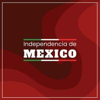 vector vlak ontwerp Mexico onafhankelijkheid dag concept sjabloon