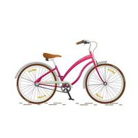 fiets, vlak vector illustratie