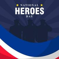 nationaal heroes dag. de dag van kaap verde nationaal heroes illustratie vector achtergrond. vector eps 10