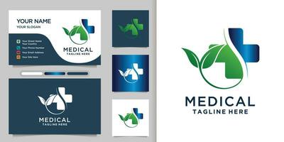 medisch Gezondheid logo ontwerp Sjablonen uniek concept met creatief premie vector