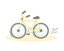 fiets, fiets, sport en snelheid. illustratie voor afdrukken, achtergronden, covers en verpakking. beeld kan worden gebruikt voor groet kaarten, affiches, stickers en textiel. geïsoleerd Aan wit achtergrond. vector