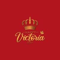 happy vectoria day bannerontwerp vector