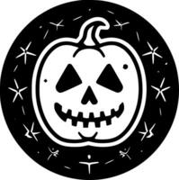 halloween - minimalistische en vlak logo - vector illustratie