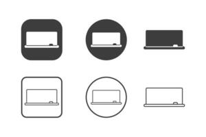wit bord icoon ontwerp 6 variaties. geïsoleerd Aan wit achtergrond. vector