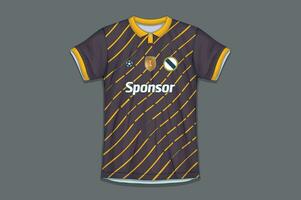 voetbal Jersey ontwerp voor sublimatie, sport t overhemd ontwerp vector