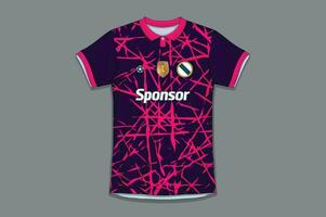 voetbal Jersey ontwerp voor sublimatie, sport t overhemd ontwerp vector