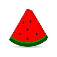 watermeloen fruit beeld icoon. vector illustratie.