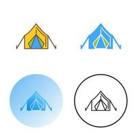 tent vector pictogram