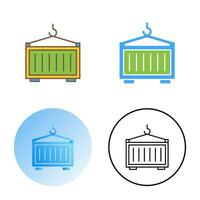 container vector pictogram