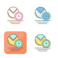 cirkeldiagram vector pictogram