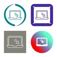 laptop vector pictogram