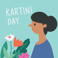 hari kartini vector