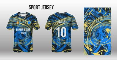 sport Jersey ontwerp kleding stof textiel voor sublimatie vector