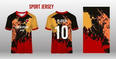 sport Jersey ontwerp kleding stof textiel sjabloon vector