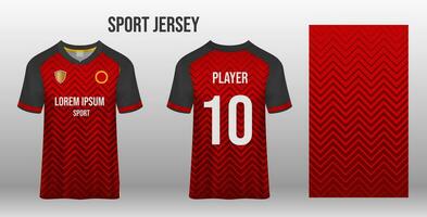 sport Jersey ontwerp kleding stof textiel sjabloon vector