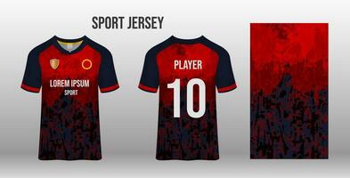 sport Jersey ontwerp kleding stof textiel sjabloon vector