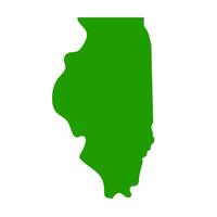 Illinois staat kaart icoon. vector. vector