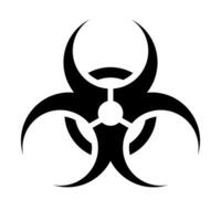 biohazard icoon. biologisch risico teken. vector. vector