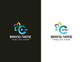 brief logo ontwerp vector