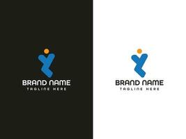 brief logo ontwerp vector