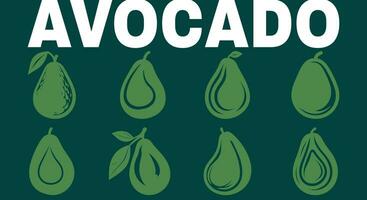 vers groen dromen avocado vector chique