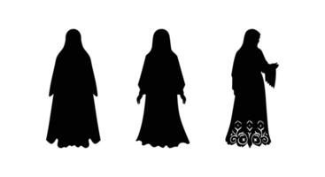 modern Islamitisch jurk ensemble vector